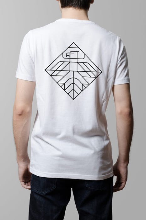 white shirt with geometric design printed on it white shirt with geometric design printed on it