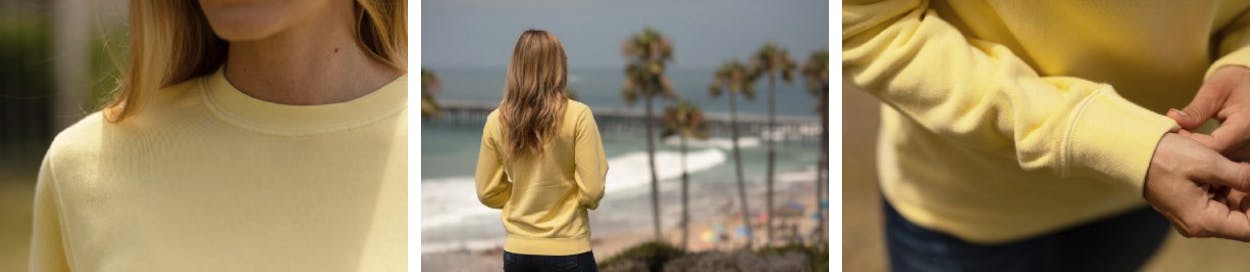 yellow crewneck sweatshirt yellow crewneck sweatshirt